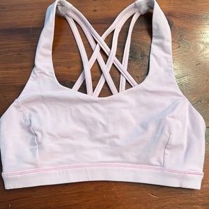 LULULEMON - Light Purple Sports Bra (with pads) SIZE 6